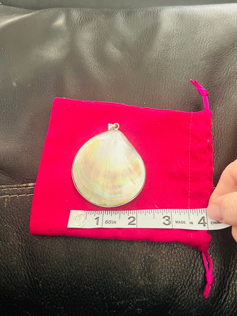 Iridescent Shell Pendant - Picture 9 of 11